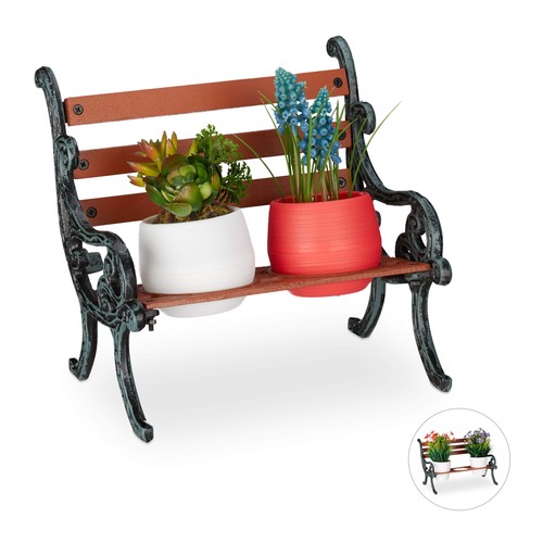 Blumenbank aus gusseisen - blumenbank,