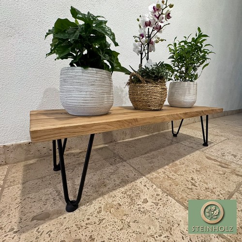 Blumenbank aus wildeiche - aus, –