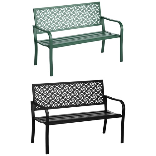 Outsunny sitzer parkbank mit - parkbank,