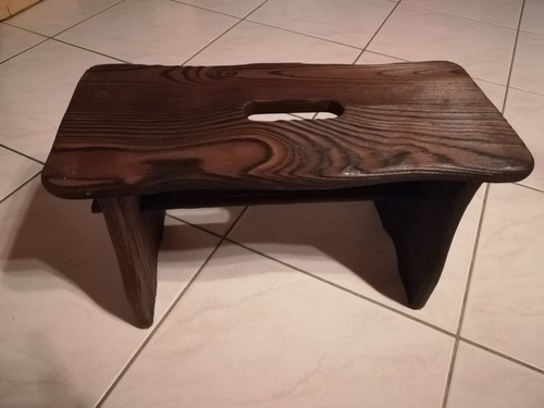 Blumenbank holz tritt natur - blumenbank,