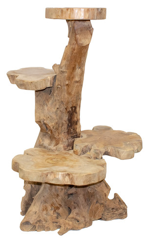 Blumenbank teak mit - teak, 4